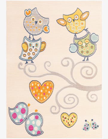 Beige Easy-Clean Indoor / Outdoor Rug