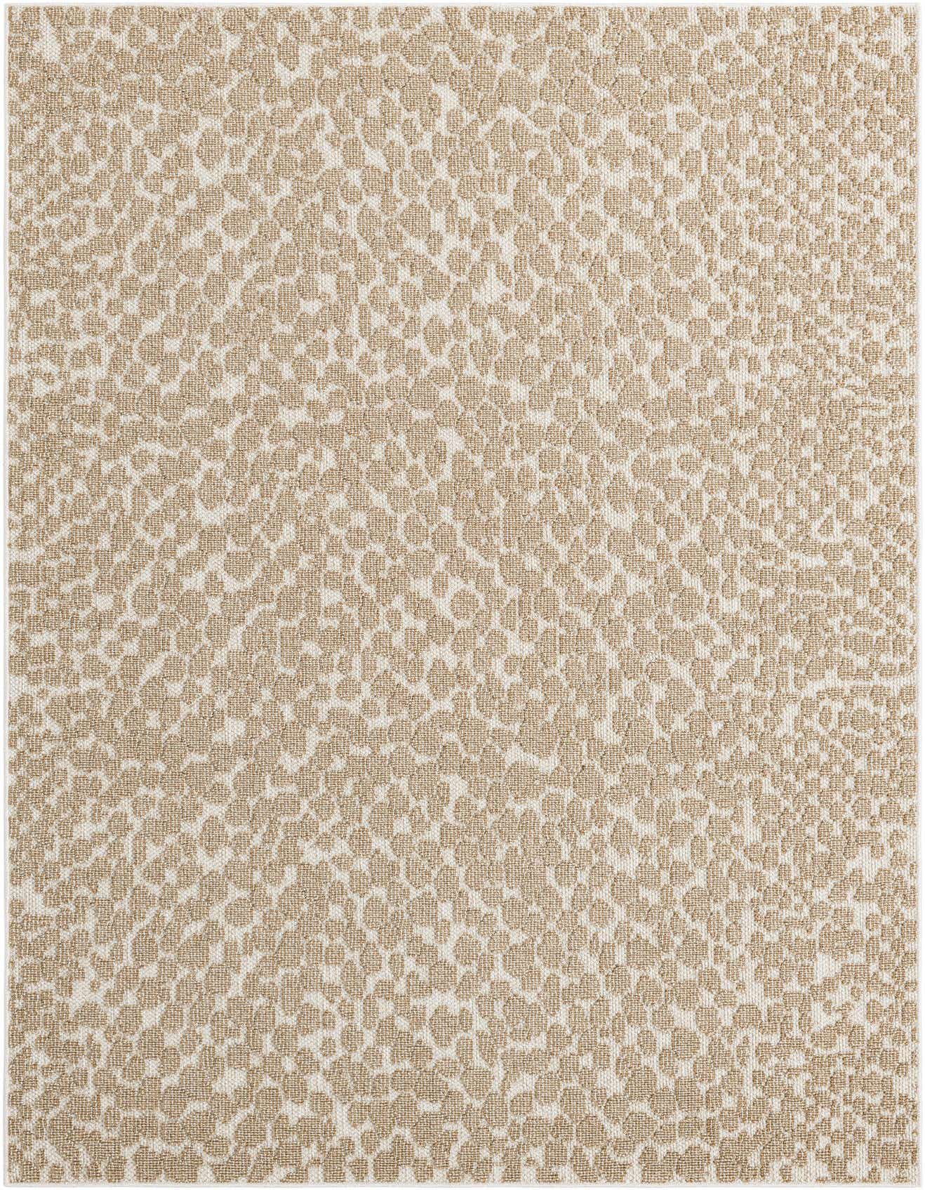 6' 1 x 9' Easy-Clean Safari Indoor / Outdoor Rug