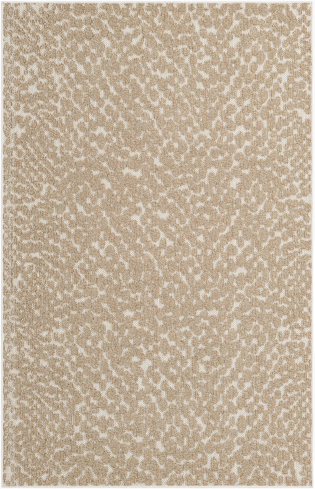 5' 3 x 8'  Washable Safari Indoor / Outdoor Rug