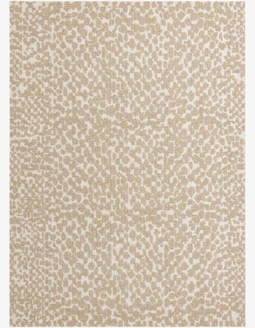 Beige Easy-Clean Safari Indoor / Outdoor Rug