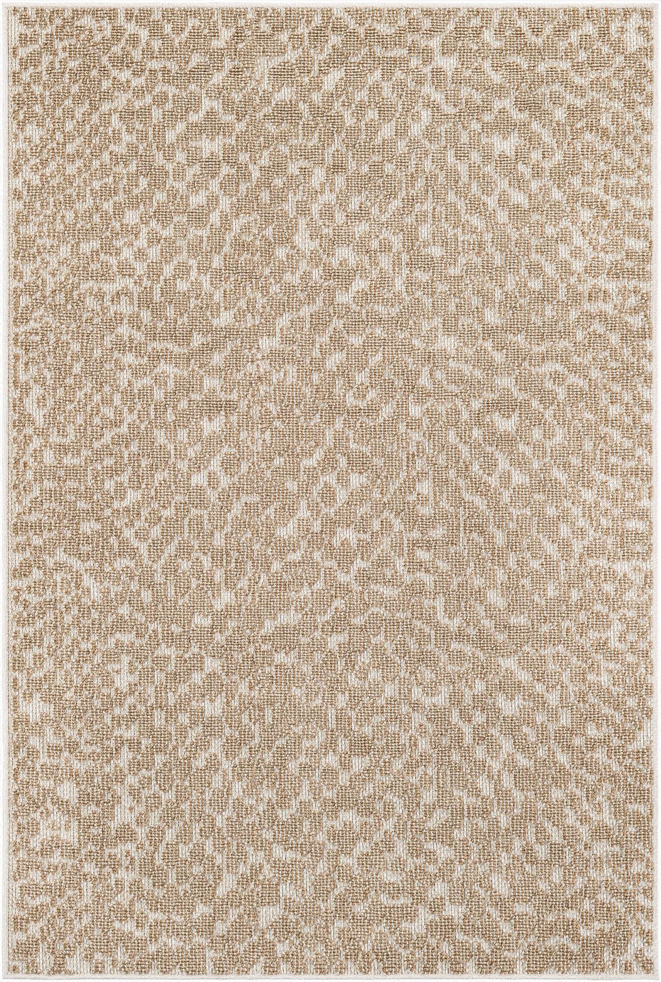 4' 1 x 6' 1  Washable Safari Indoor / Outdoor Rug