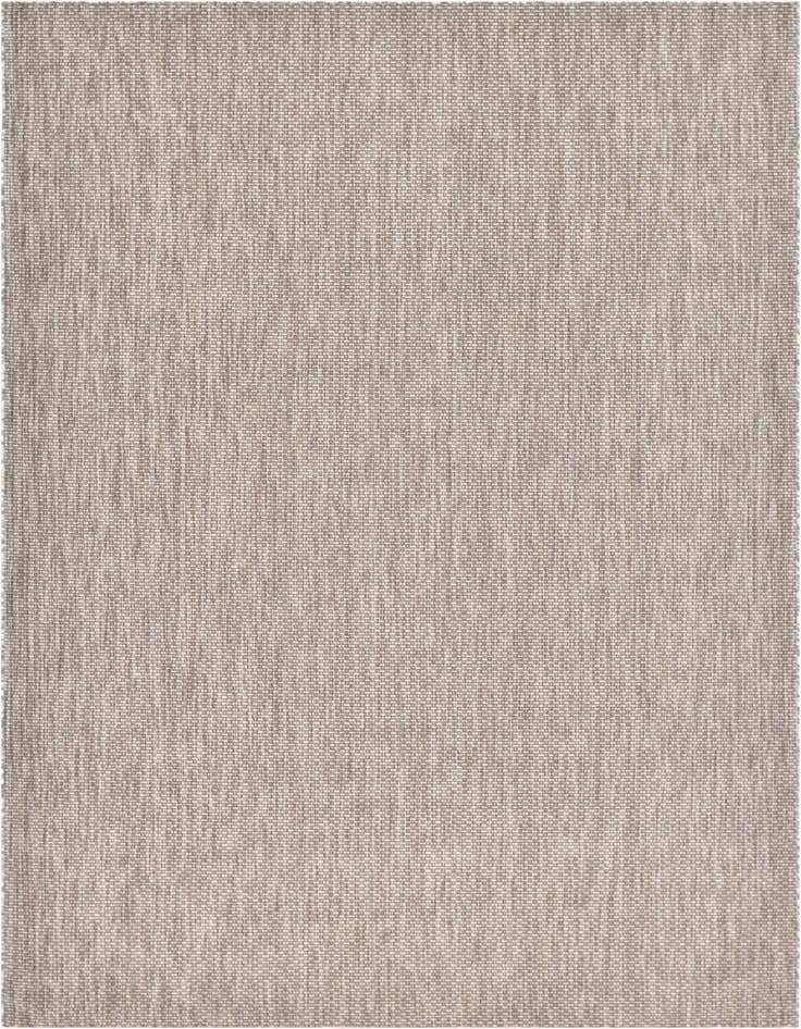 Detail image of 7' 10 x 11' Easy-Clean Solid Indoor / Outdoor Rug