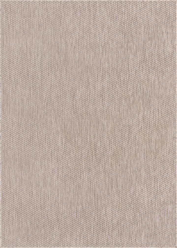 5' 3 x 8' Easy-Clean Solid Indoor / Outdoor Rug