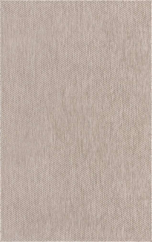 5' 3 x 8' Easy-Clean Solid Indoor / Outdoor Rug