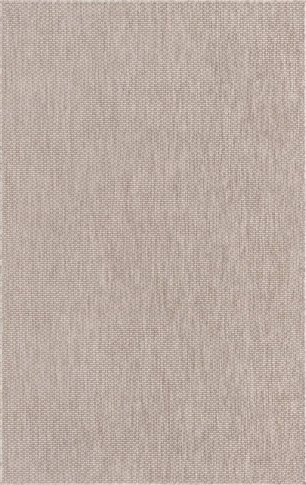Detail image of 5' 3 x 8' Easy-Clean Solid Indoor / Outdoor Rug
