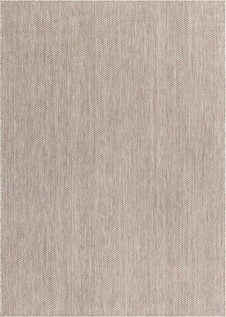 7' x 10' Easy-Clean Solid Indoor / Outdoor Rug
