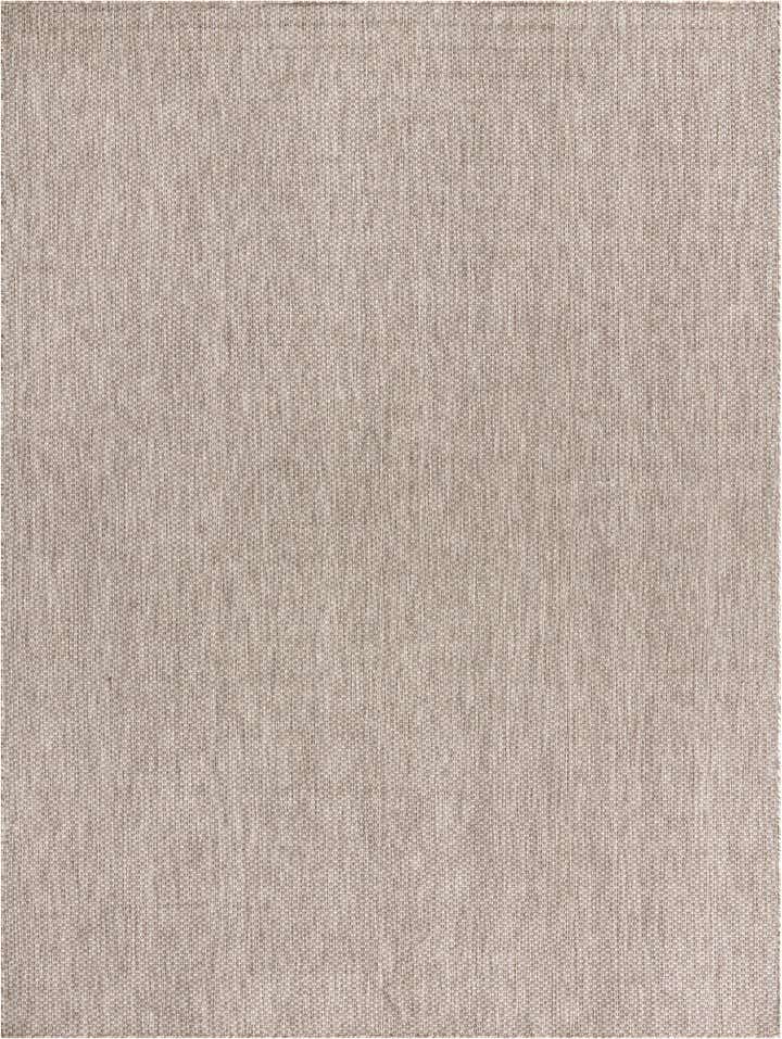 9' x 12' Easy-Clean Solid Indoor / Outdoor Rug