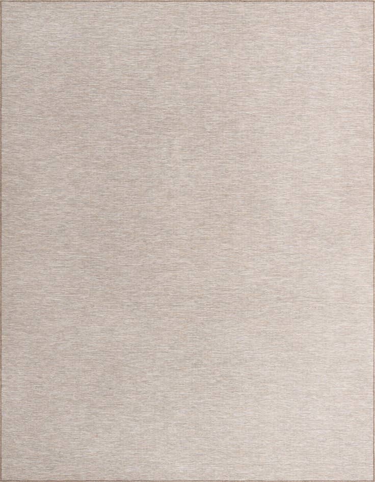 Detail image of 9' 4 x 12' Easy-Clean Solid Indoor / Outdoor Rug