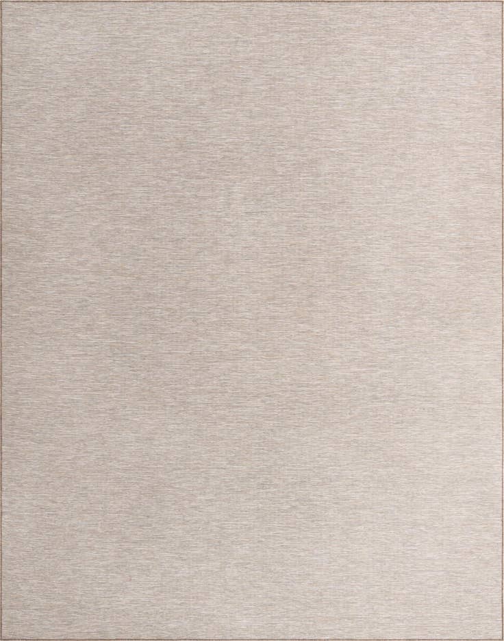Detail image of 9' 4 x 12' Easy-Clean Solid Indoor / Outdoor Rug