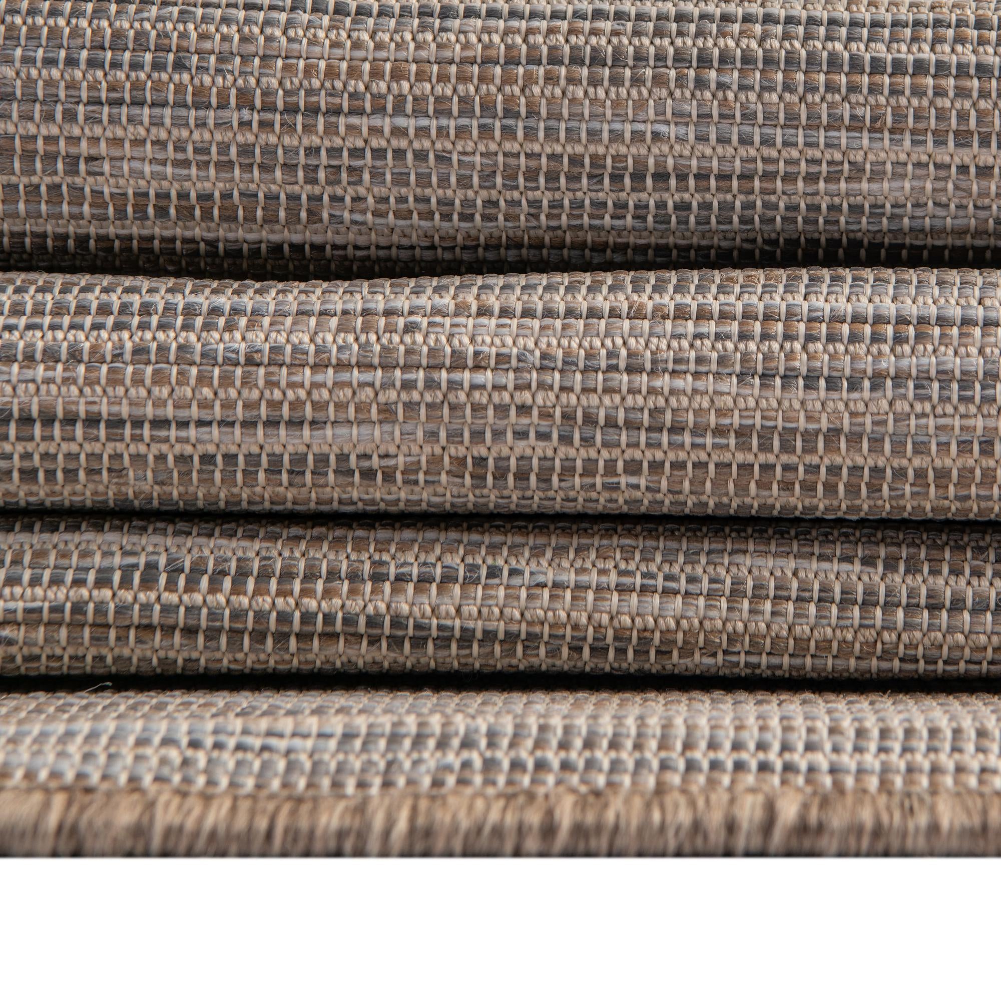 9' 4 x 12' Easy-Clean Solid Indoor / Outdoor Rug