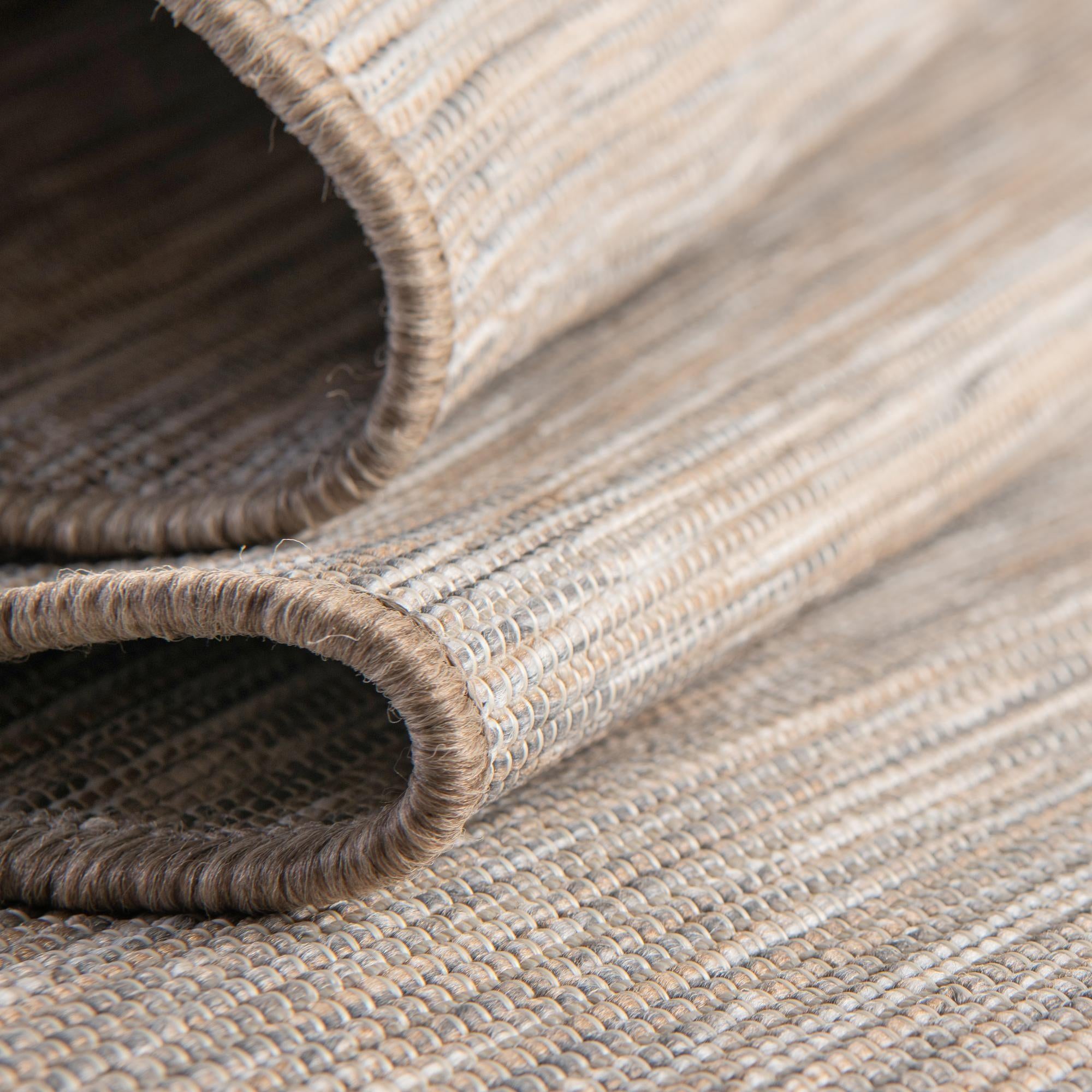 9' 4 x 12' Easy-Clean Solid Indoor / Outdoor Rug