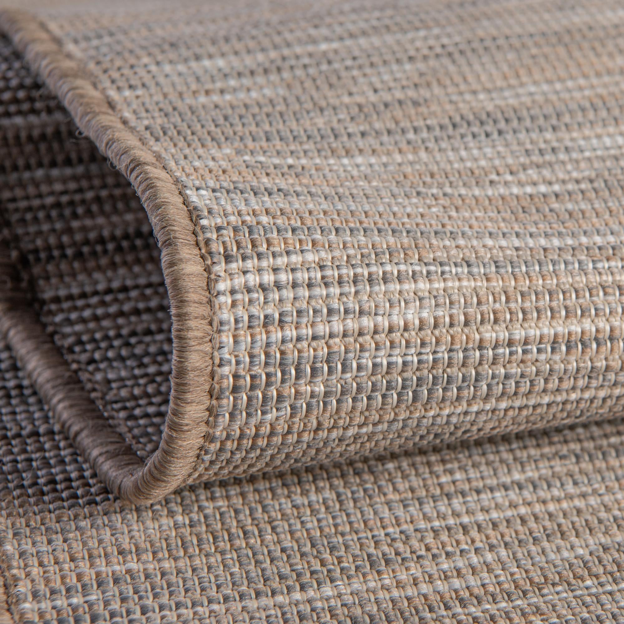 9' 4 x 12' Easy-Clean Solid Indoor / Outdoor Rug