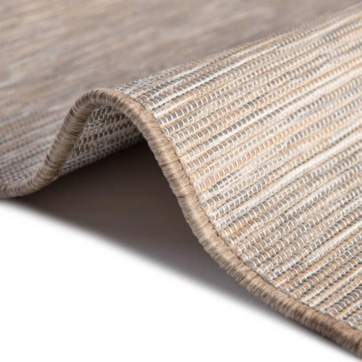 Detail image of 9' 4 x 12' Easy-Clean Solid Indoor / Outdoor Rug