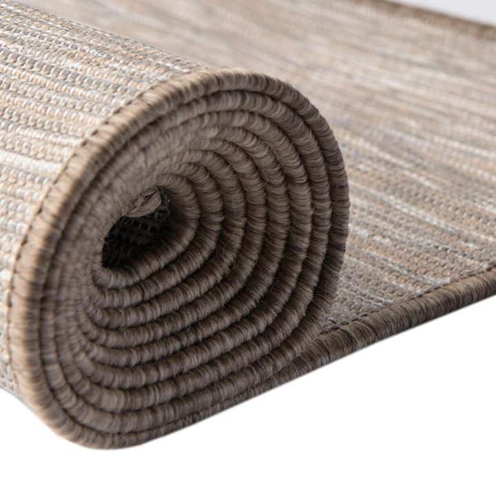 9' 4 x 12' Easy-Clean Solid Indoor / Outdoor Rug