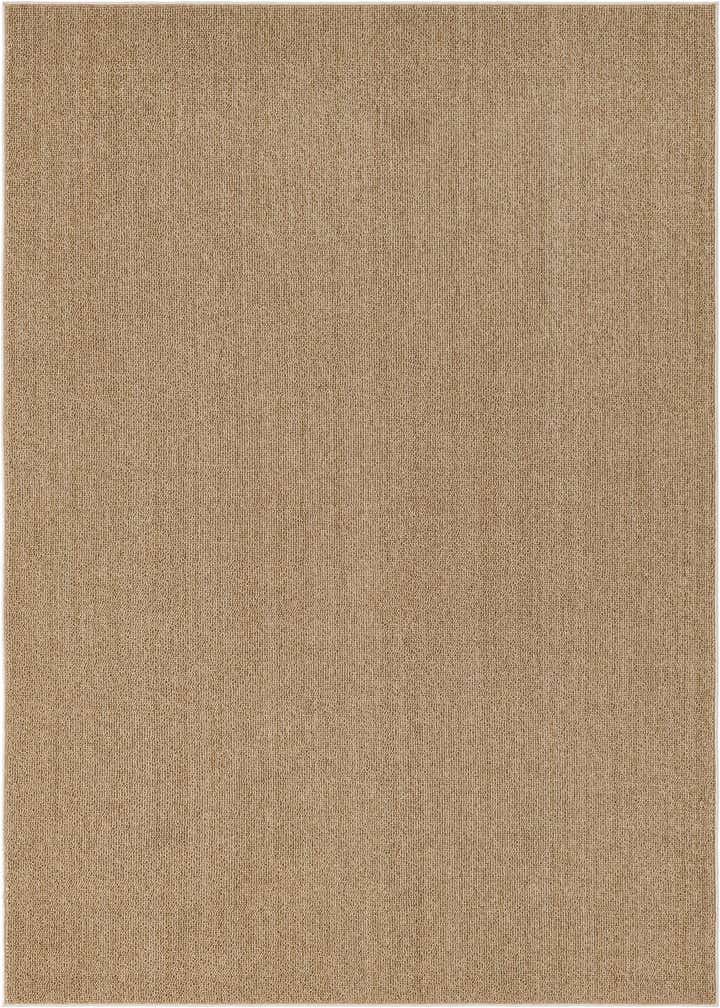 6' 1 x 9' Easy-Clean Solid Indoor / Outdoor Rug
