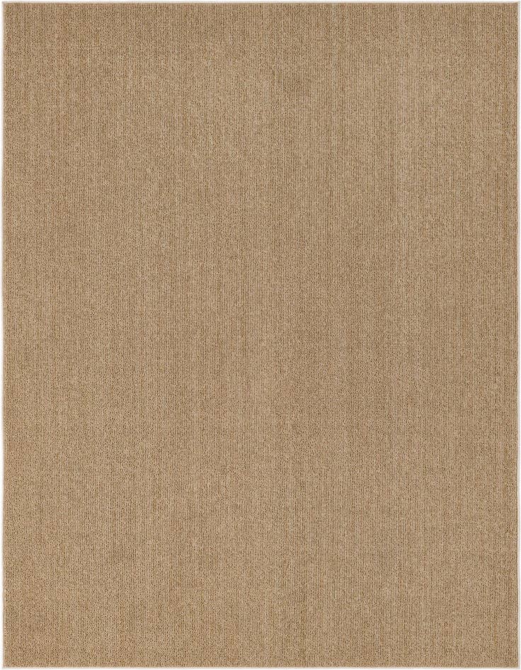 Detail image of 6' 1 x 9' Easy-Clean Solid Indoor / Outdoor Rug