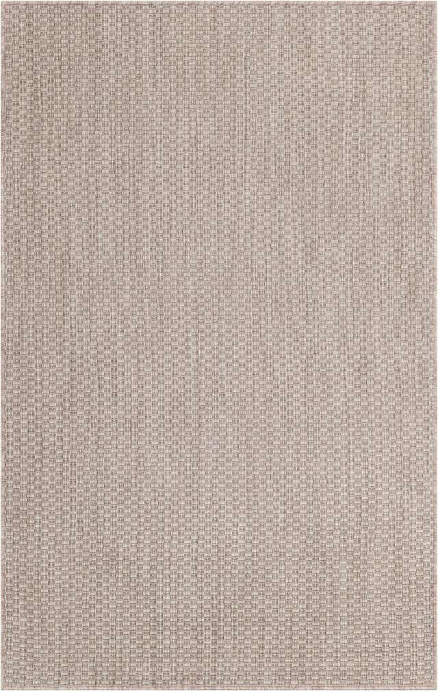 3' 1 x 5' 3 Easy-Clean Solid Indoor / Outdoor Rug