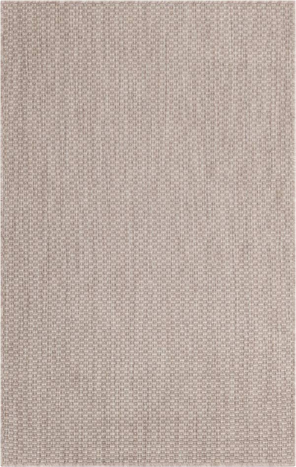 Detail image of 3' 1 x 5' 3 Easy-Clean Solid Indoor / Outdoor Rug