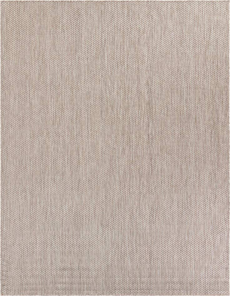 Detail image of 7' 10 x 10' Easy-Clean Solid Indoor / Outdoor Rug