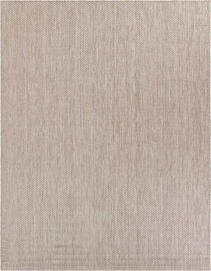 Detail image of 7' 10 x 10' Easy-Clean Solid Indoor / Outdoor Rug
