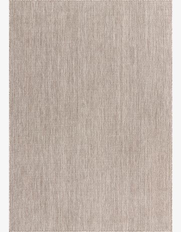 7' x 10' Easy-Clean Solid Indoor / Outdoor Rug