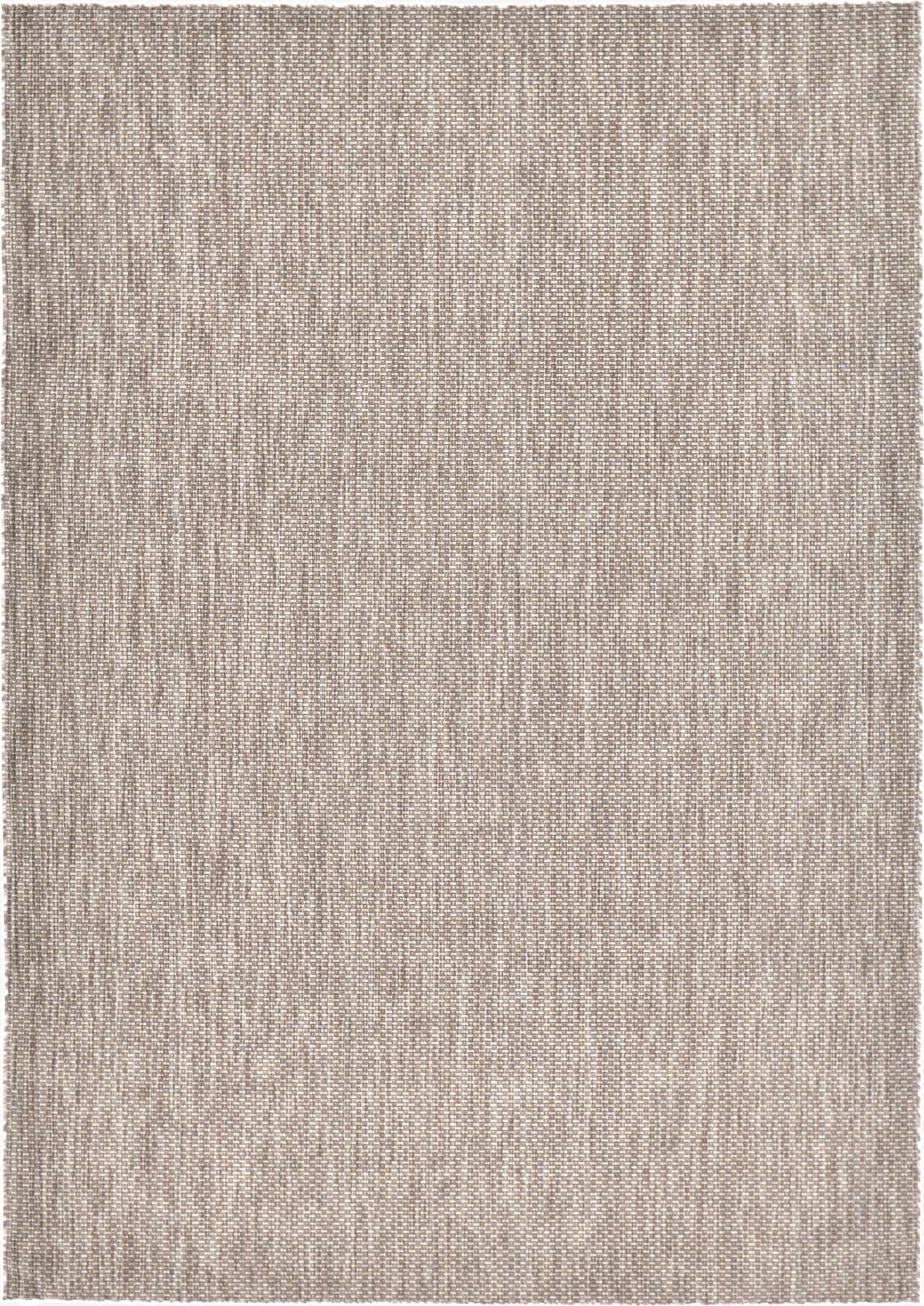 7' 10 x 11'  Washable Solid Indoor / Outdoor Rug