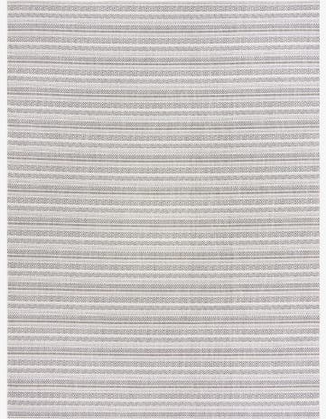 9' x 12' Easy-Clean Striped Indoor / Outdoor Rug