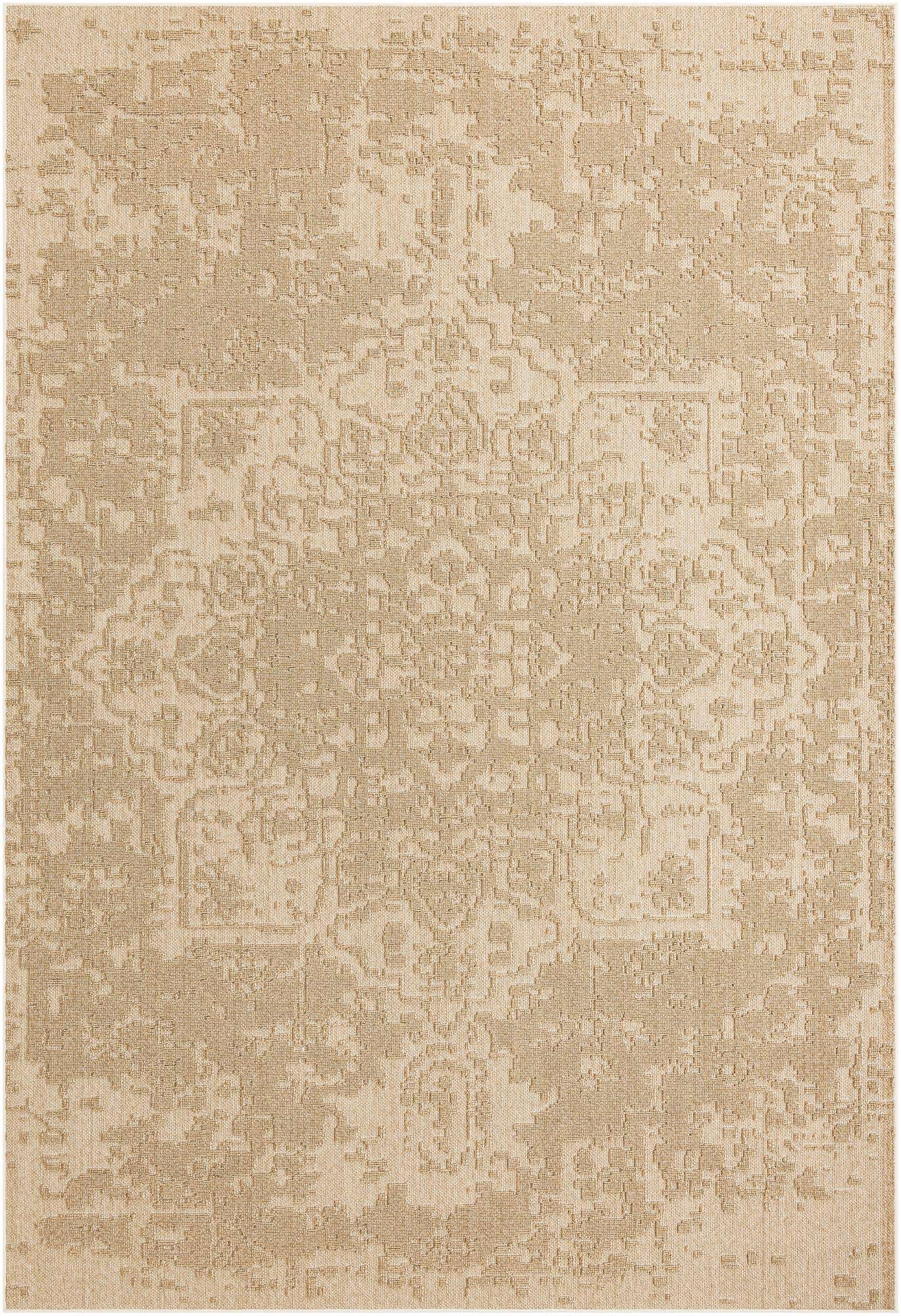 10' x 14' 1 Easy-Clean Traditional Indoor / Outdoor Rug