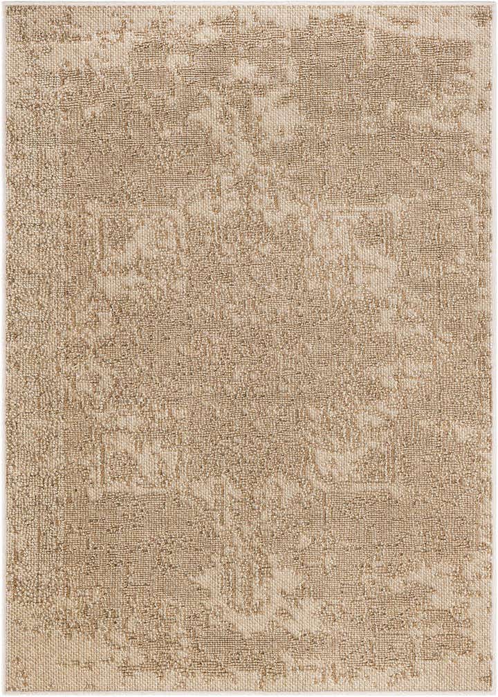 4' 1 x 6' 1 Easy-Clean Traditional Indoor / Outdoor Rug