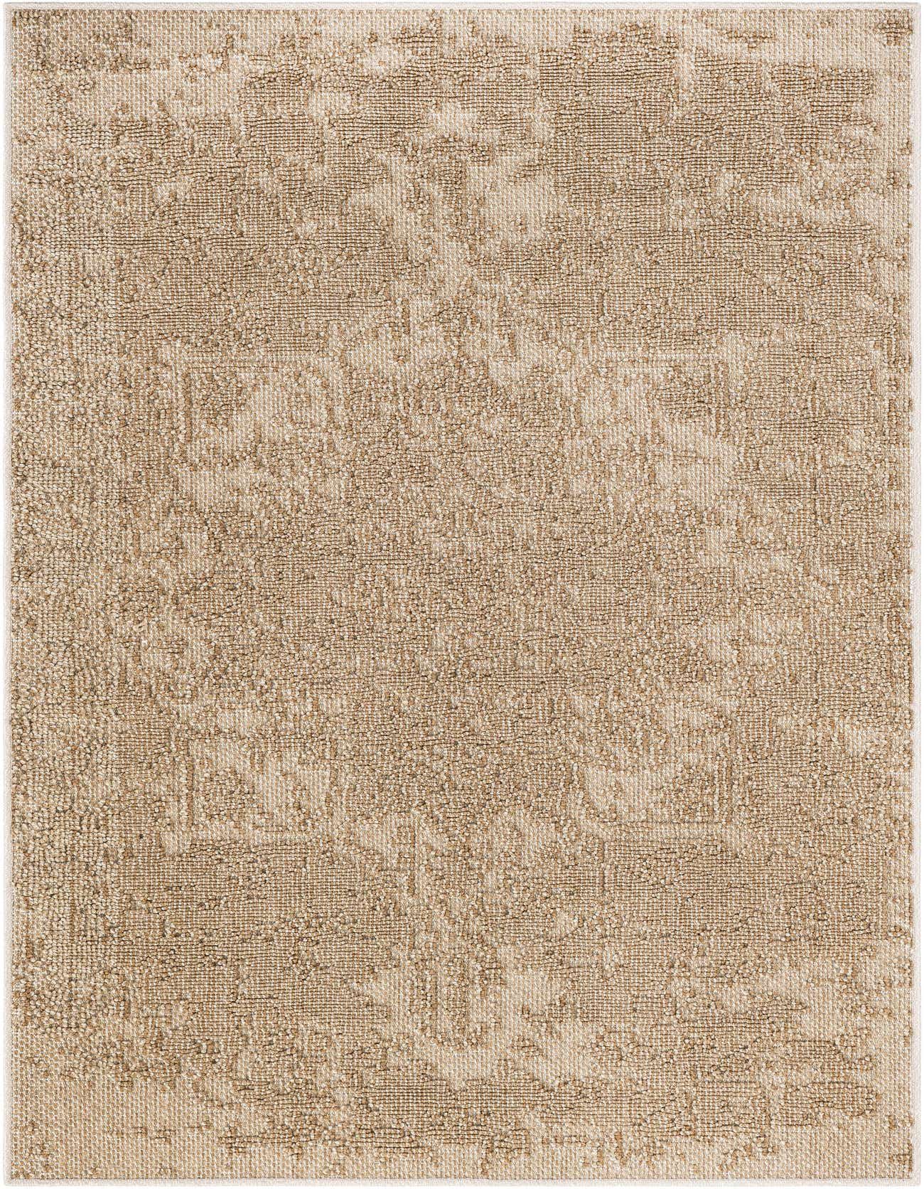 4' 1 x 6' 1 Easy-Clean Traditional Indoor / Outdoor Rug