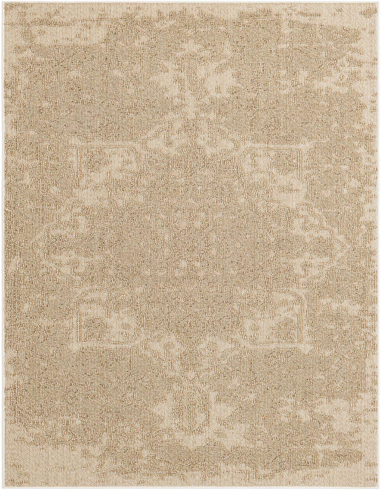 5' 3 x 8' Easy-Clean Traditional Indoor / Outdoor Rug