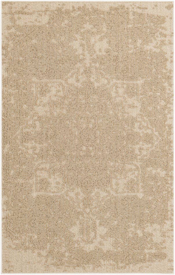 Detail image of 5' 3 x 8' Easy-Clean Traditional Indoor / Outdoor Rug