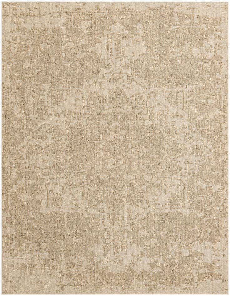 Detail image of 9' x 12' Easy-Clean Traditional Indoor / Outdoor Rug