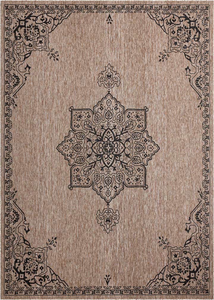 10' x 13' Easy-Clean Traditional Indoor / Outdoor Rug