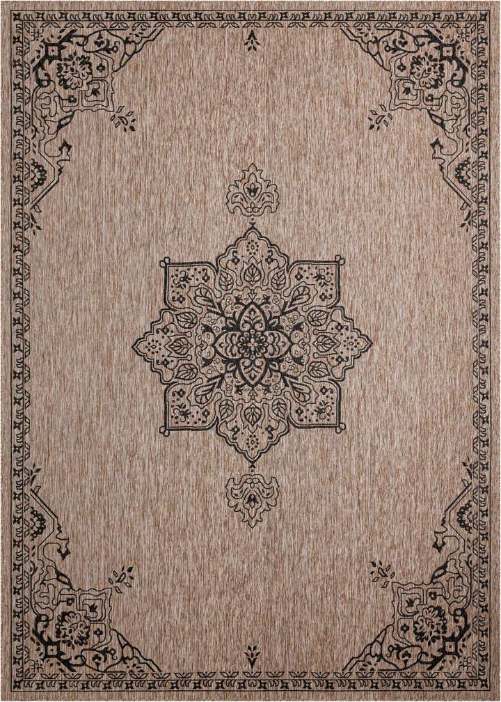 10' x 14' Easy-Clean Traditional Indoor / Outdoor Rug