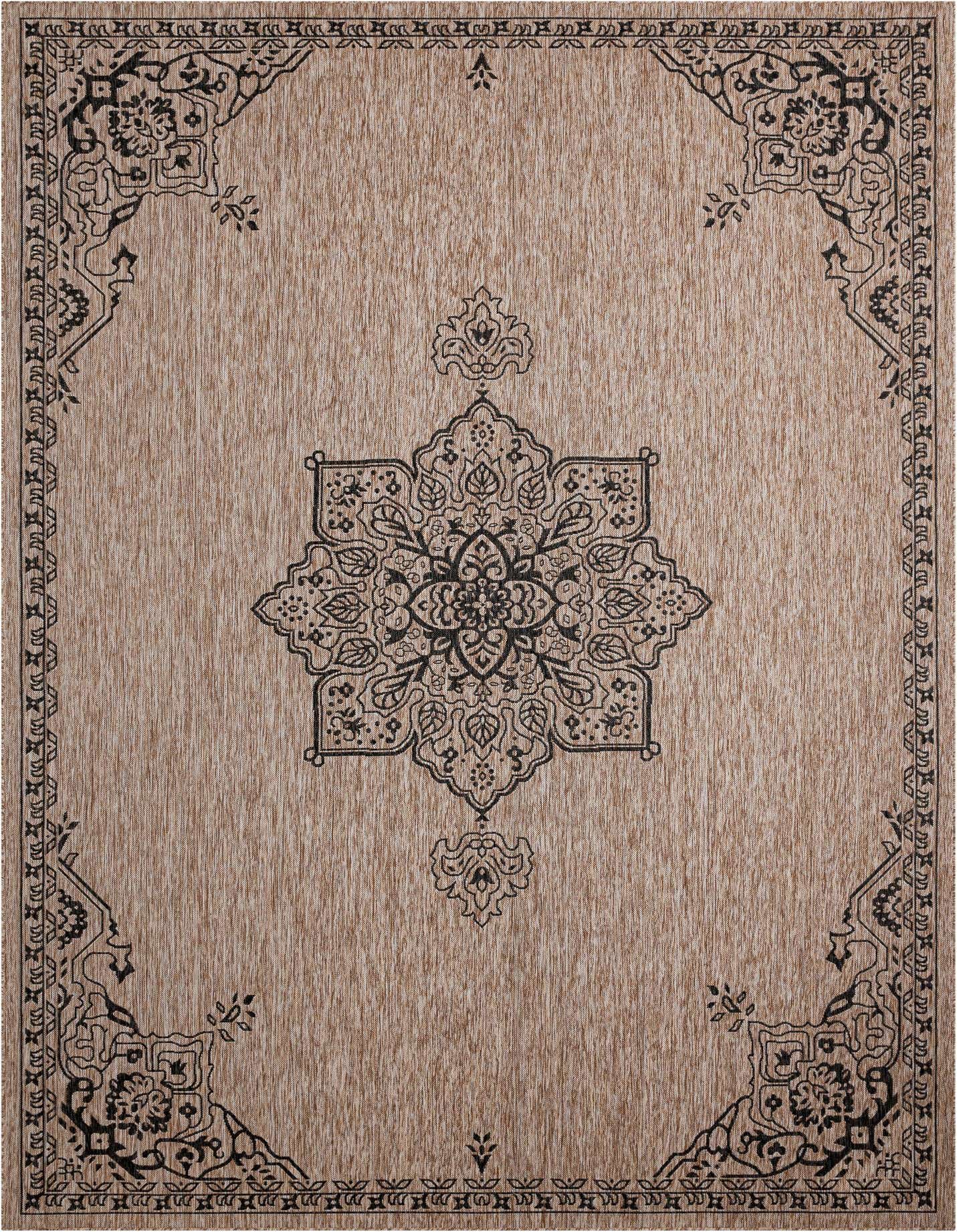 10' x 14' Easy-Clean Traditional Indoor / Outdoor Rug