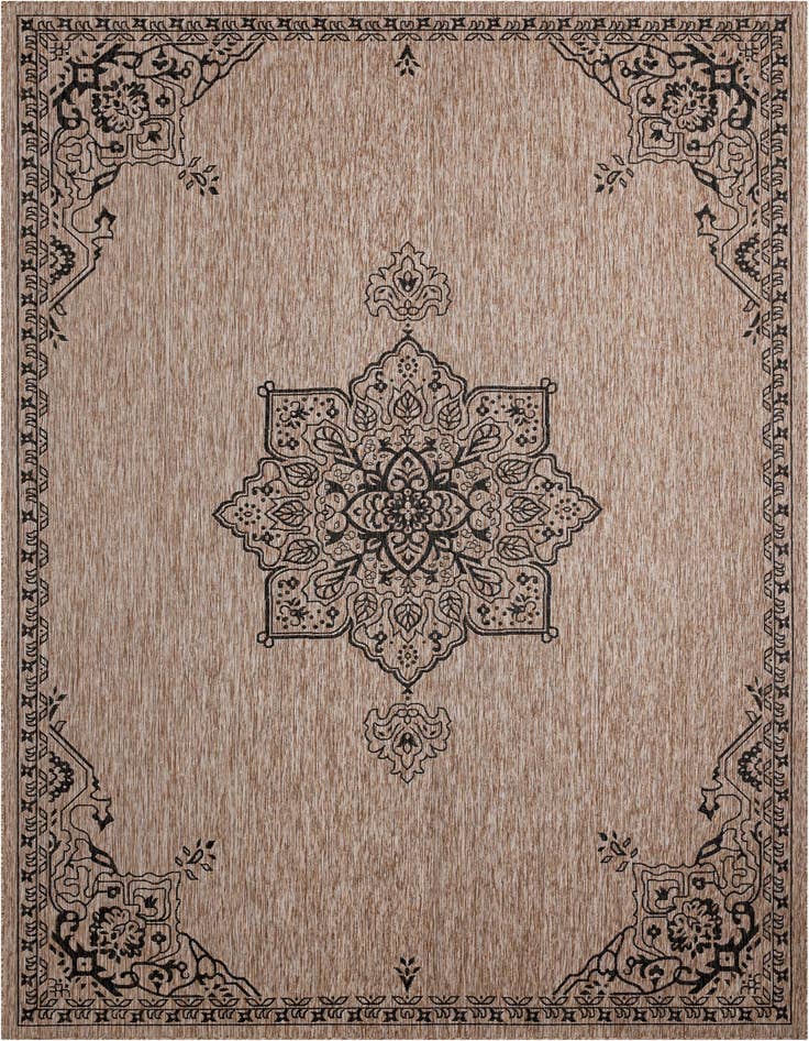 Detail image of 10' x 14' Easy-Clean Traditional Indoor / Outdoor Rug
