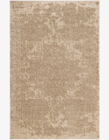 4' 1 x 6' 1 Easy-Clean Traditional Indoor / Outdoor Rug