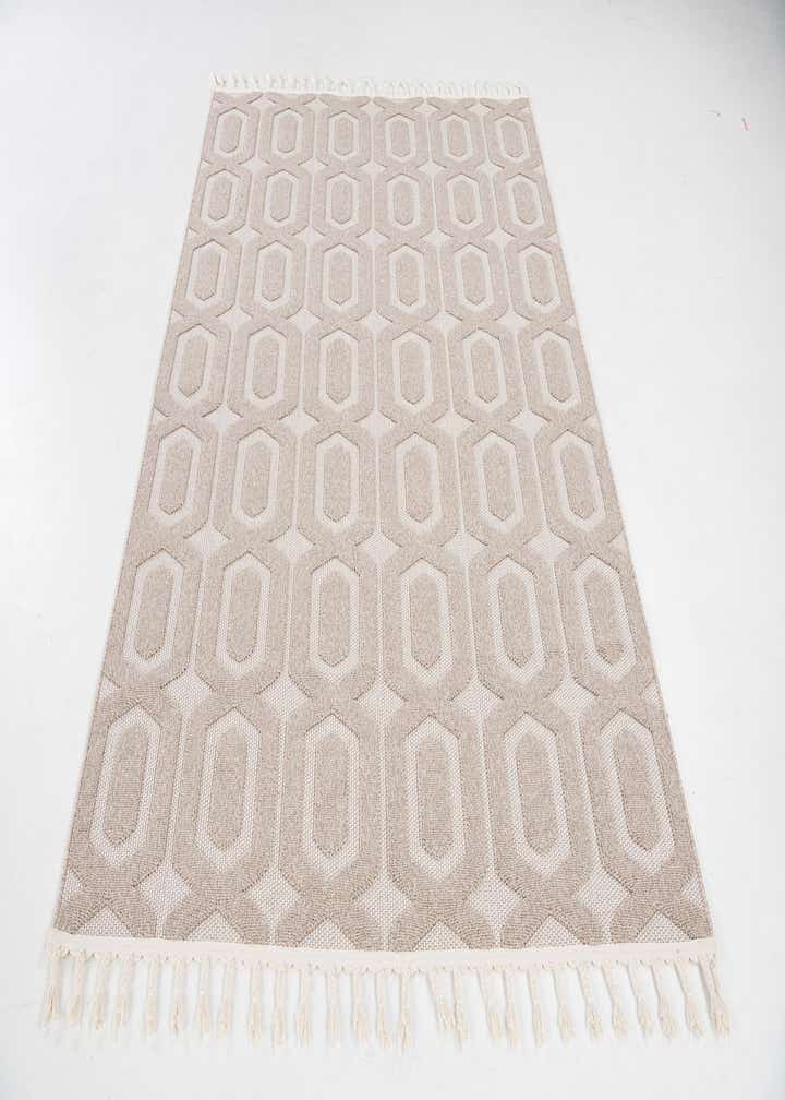 5' 3 x 7' 8 Easy-Clean Trellis Indoor / Outdoor Rug
