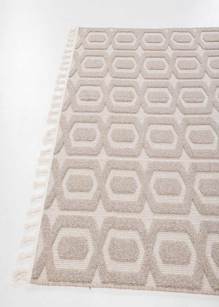 5' 3 x 7' 8 Easy-Clean Trellis Indoor / Outdoor Rug