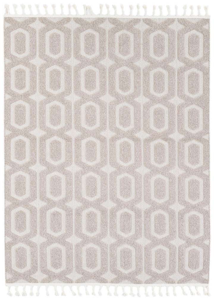 5' 3 x 7' 8 Easy-Clean Trellis Indoor / Outdoor Rug