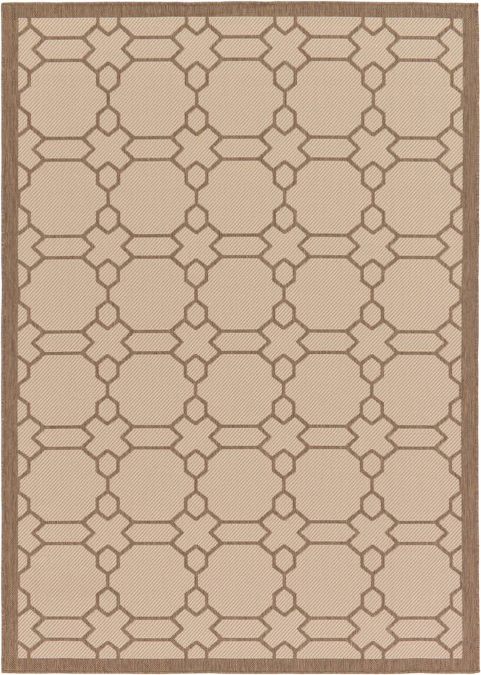 Detail image of 7' x 10' Easy-Clean Trellis Indoor / Outdoor Rug