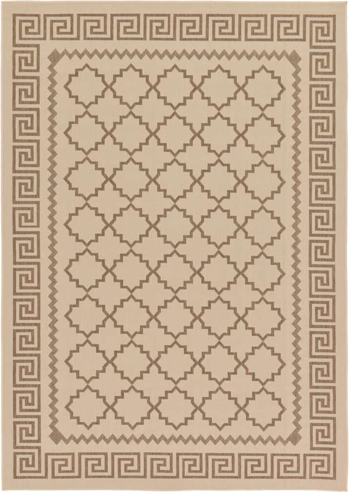 7' x 10' Easy-Clean Trellis Indoor / Outdoor Rug