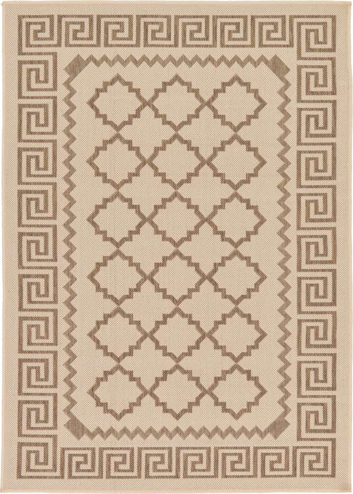 3' 3 x 5' Easy-Clean Trellis Indoor / Outdoor Rug