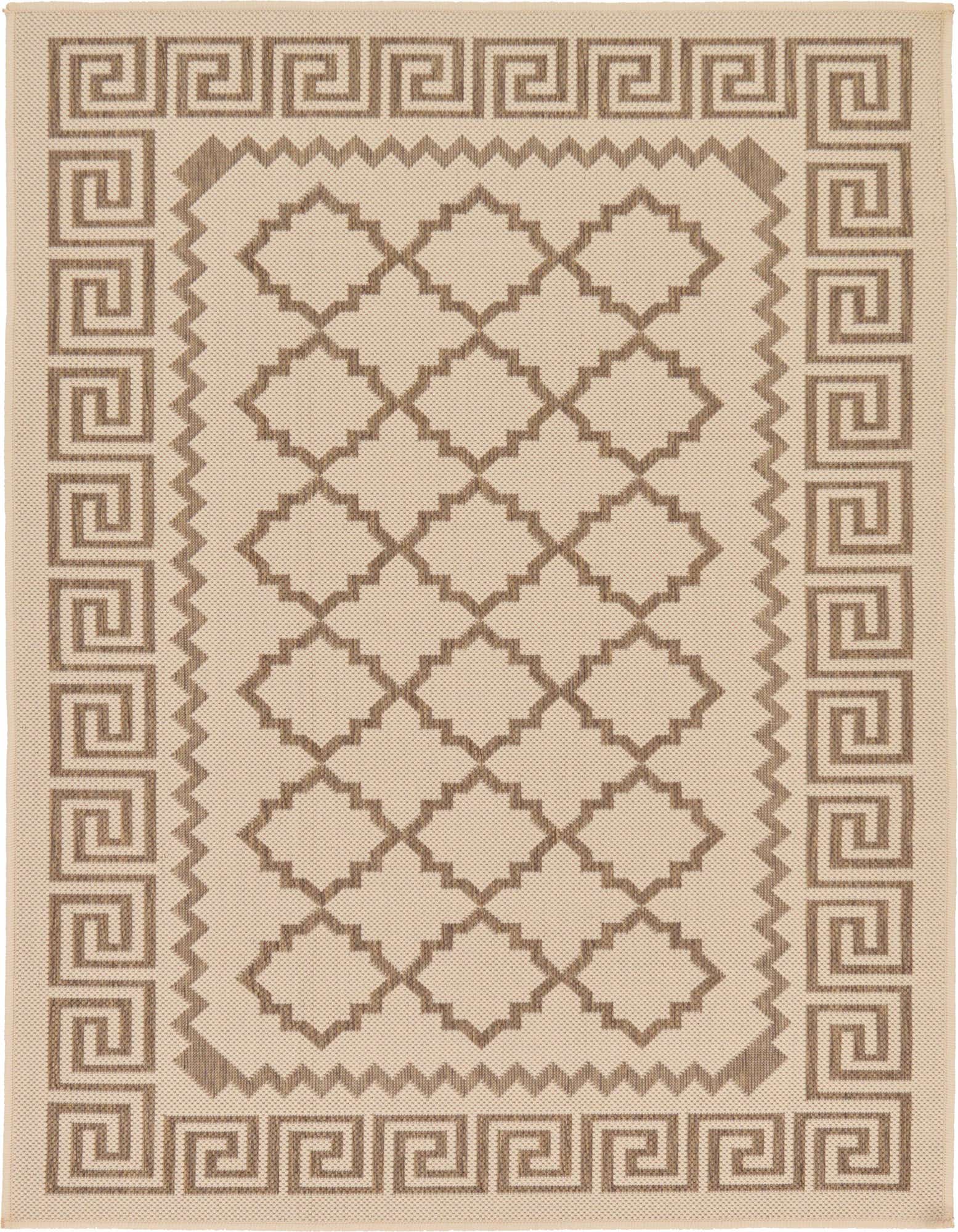 3' 3 x 5' Easy-Clean Trellis Indoor / Outdoor Rug