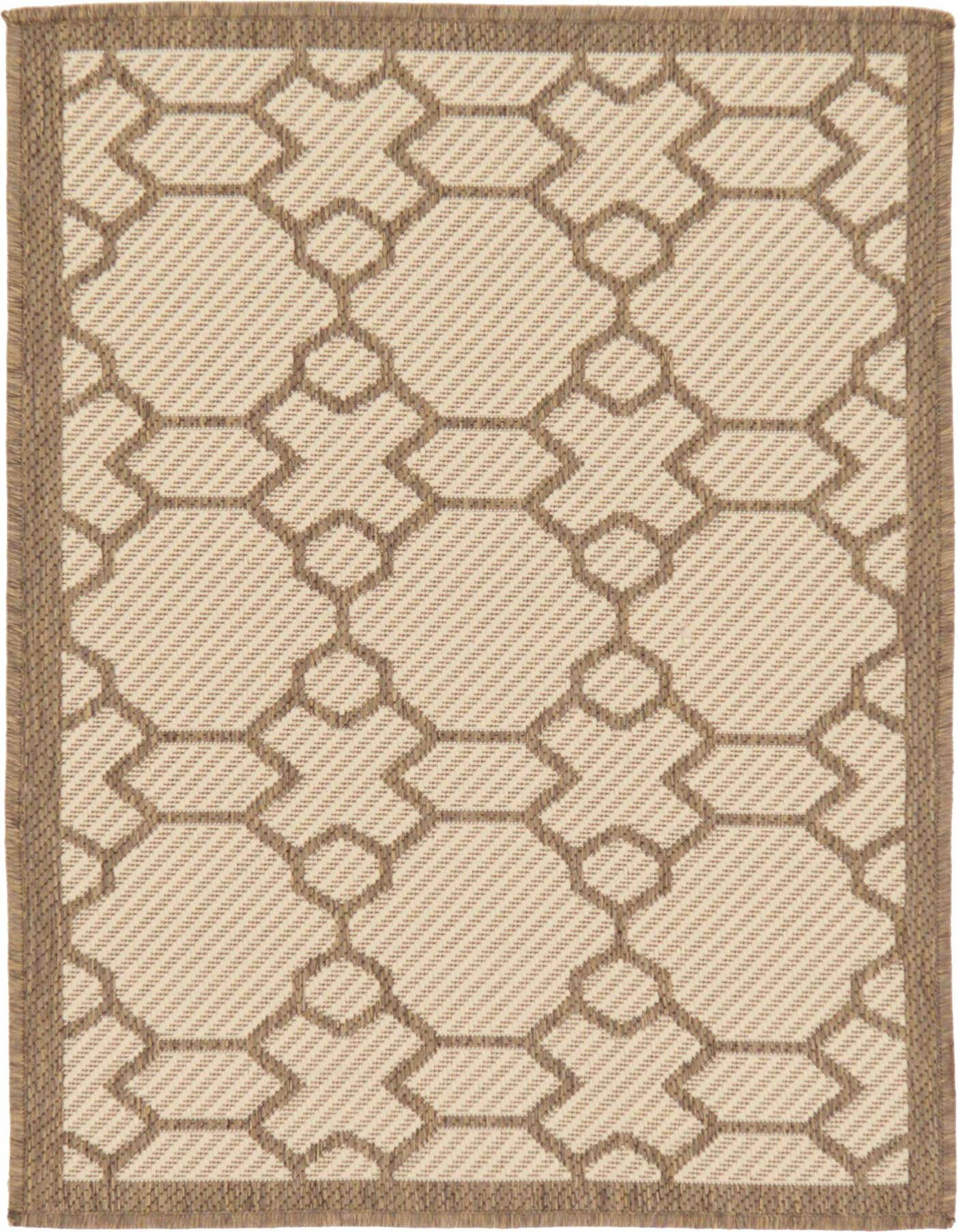 2' 2 x 3' Easy-Clean Trellis Indoor / Outdoor Rug