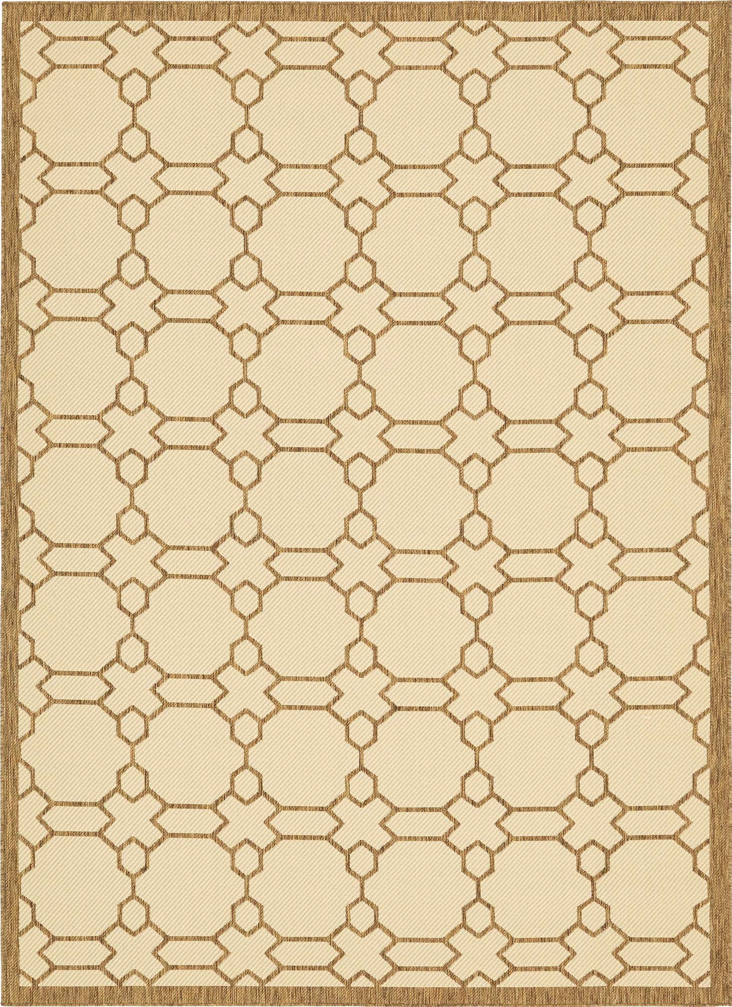 8' x 11' 4 Easy-Clean Trellis Indoor / Outdoor Rug
