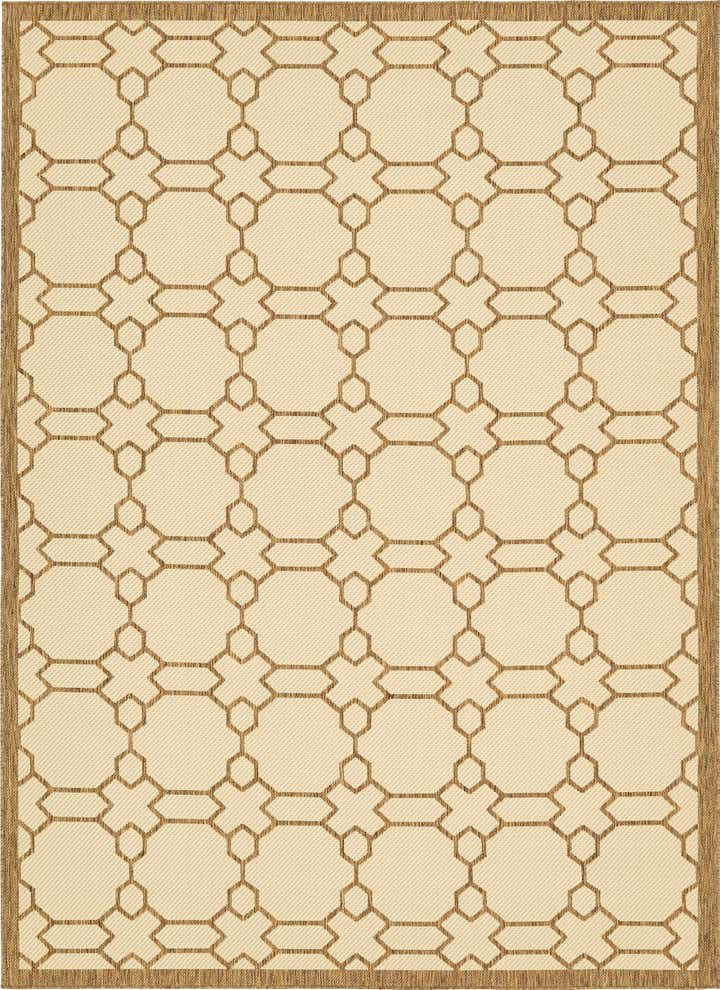 8' x 11' 4 Easy-Clean Trellis Indoor / Outdoor Rug