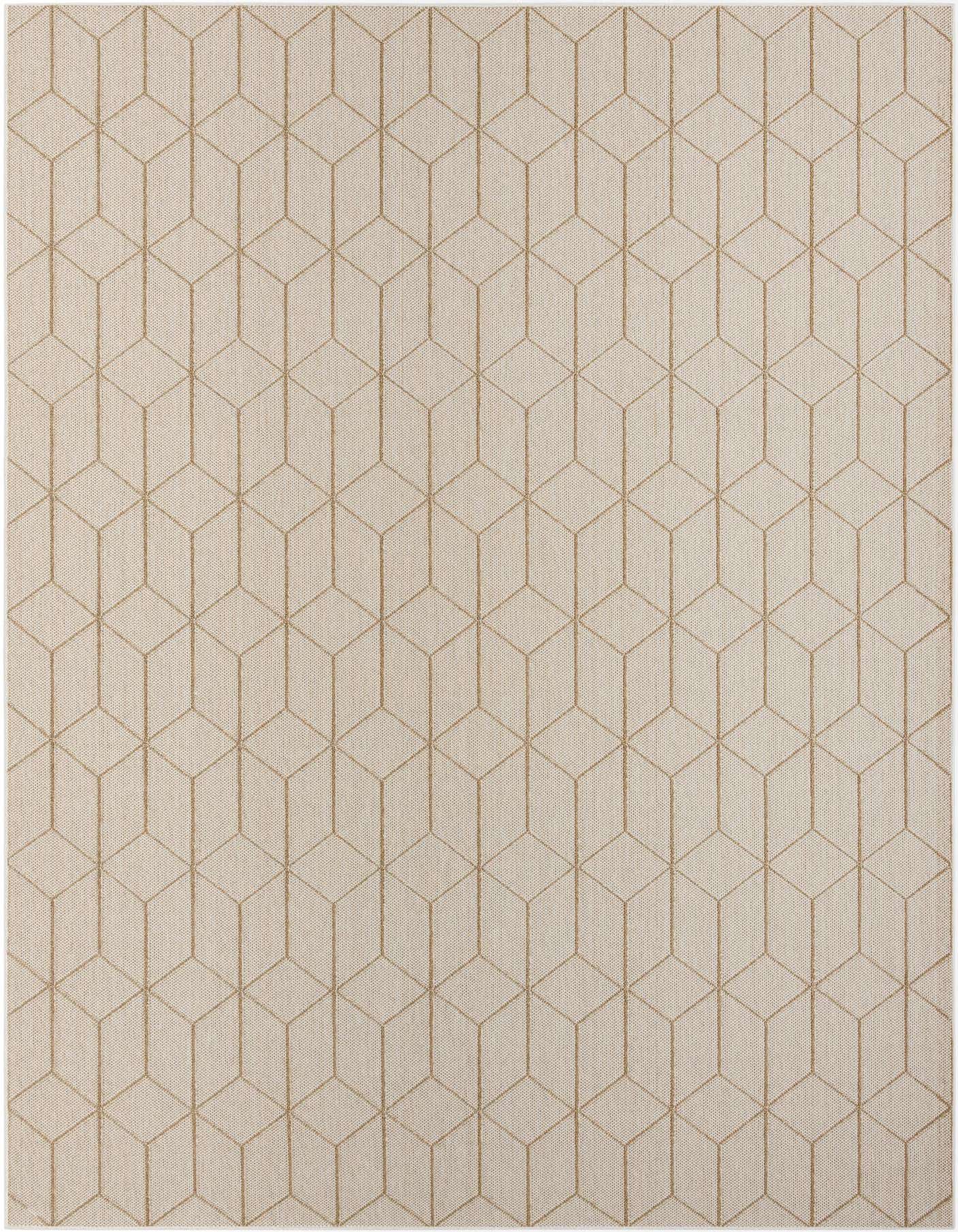 10' x 14' 1 Easy-Clean Trellis Indoor / Outdoor Rug