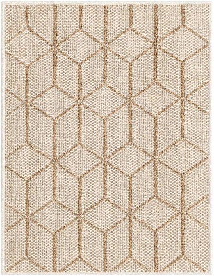 Detail image of 2' x 3' 1 Easy-Clean Trellis Indoor / Outdoor Rug